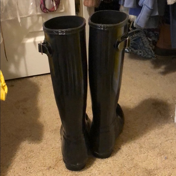 Black Hunter Rain Boots - Picture 2 of 4
